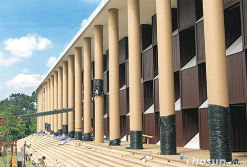 韩国首个纸建筑物问世 未使用任何水泥材料(图